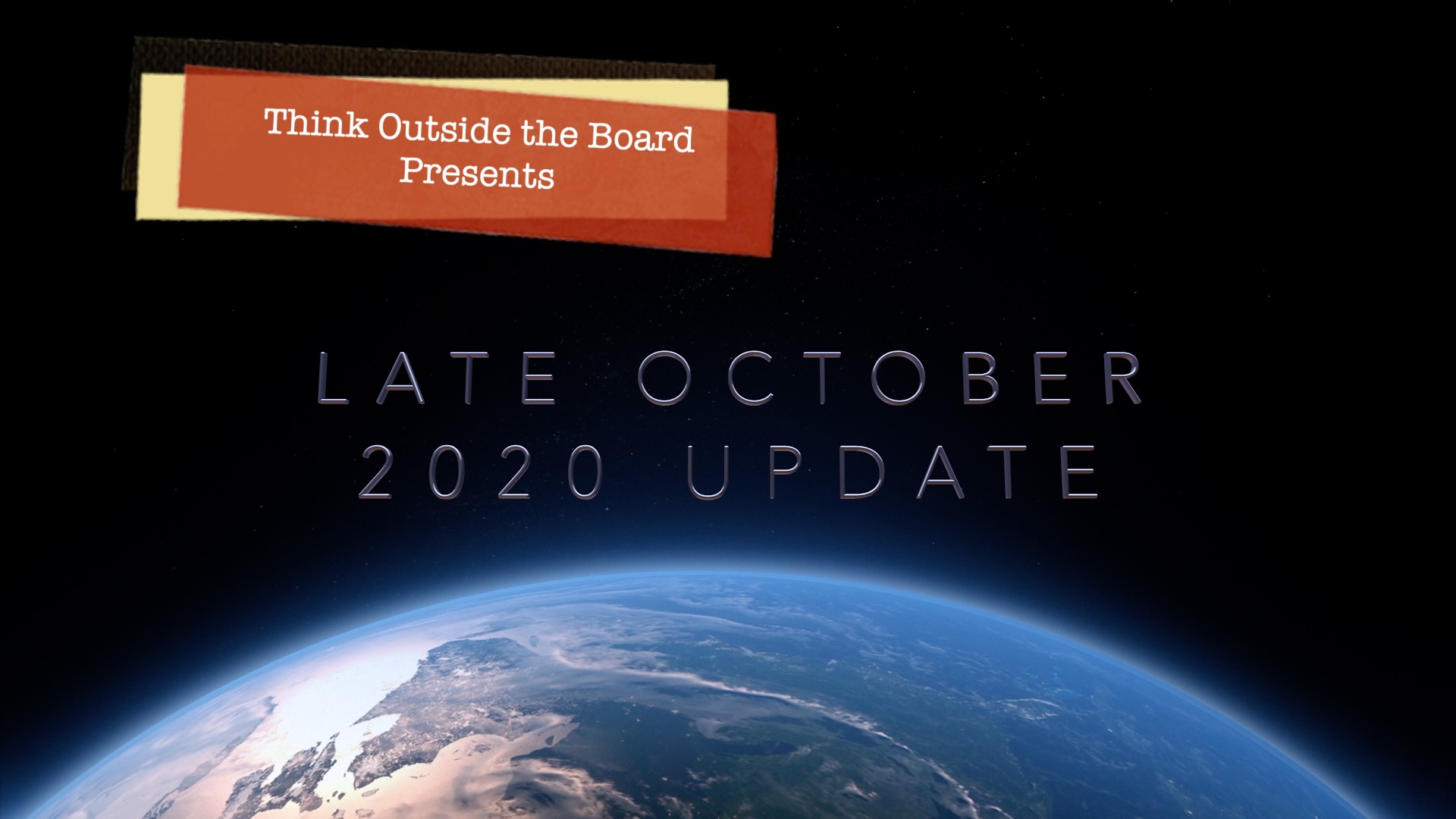Bi-Monthly Update #6: Late October 2020
