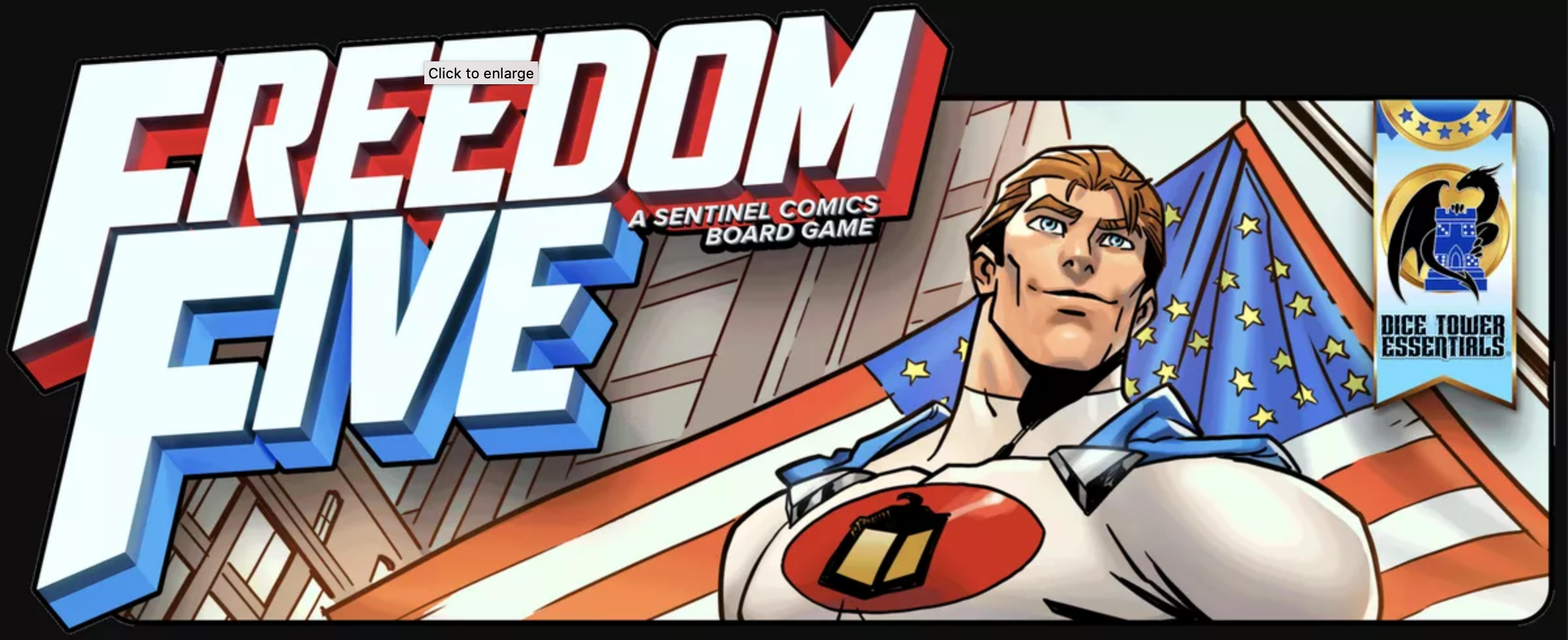 Kickstart This! #298:  Freedom Five: A Sentinel Comics Board Game