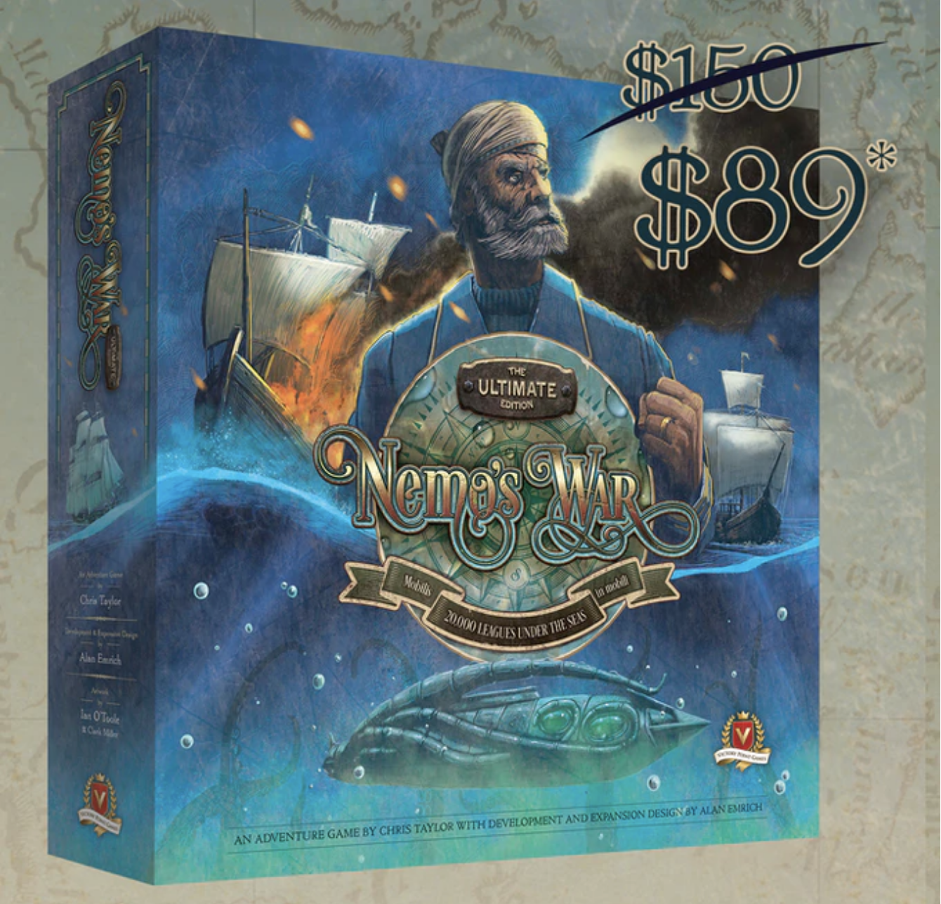 Kickstart This! #311:  Nemo’s War: Journey’s End Expansion & Ultimate Edition